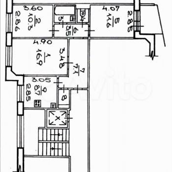 Сдается Многокомнатная квартира, 63 м²