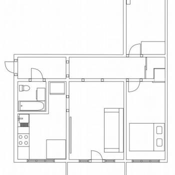 Продается 3-х комнатная квартира, 59,3 м²