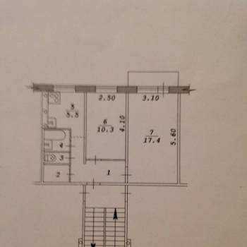 Сдается 2-х комнатная квартира, 44,4 м²