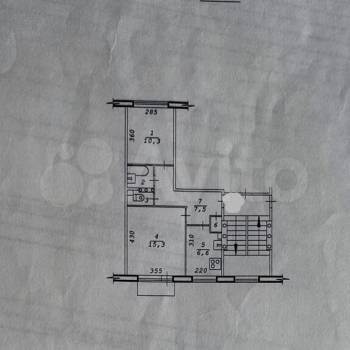 Продается 2-х комнатная квартира, 44 м²