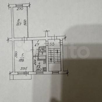 Продается 2-х комнатная квартира, 48 м²