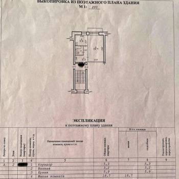 Продается 1-комнатная квартира, 33,1 м²