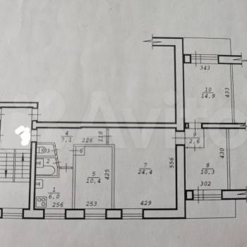 Продается Многокомнатная квартира, 83,2 м²