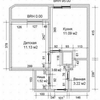 Продается 1-комнатная квартира, 33 м²