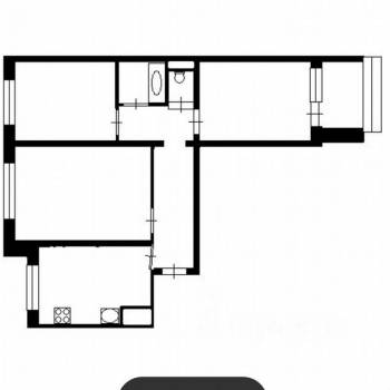 Сдается Многокомнатная квартира, 65 м²