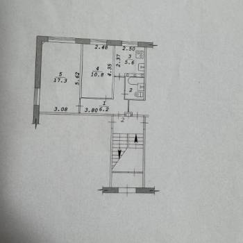 Продается 2-х комнатная квартира, 42,8 м²