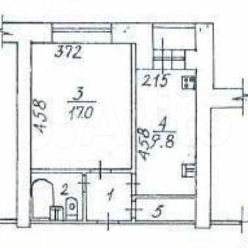 Сдается 1-комнатная квартира, 34,7 м²