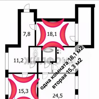 Сдается Комната, 25 м²