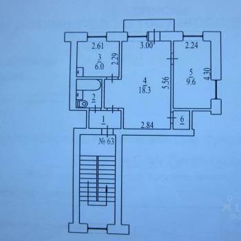 Сдается 2-х комнатная квартира, 40 м²