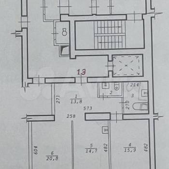 Сдается 2-х комнатная квартира, 75 м²