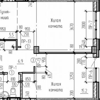 Сдается 2-х комнатная квартира, 50 м²