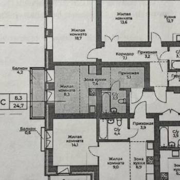 Сдается 1-комнатная квартира, 24,9 м²