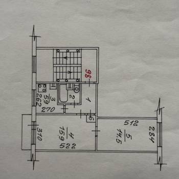 Продается 2-х комнатная квартира, 46 м²