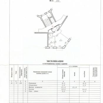 Продается 1-комнатная квартира, 44,6 м²