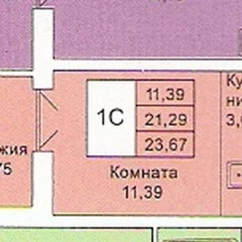Продается 1-комнатная квартира, 21 м²