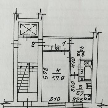 Продается 1-комнатная квартира, 38 м²