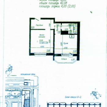 Сдается 1-комнатная квартира, 42 м²