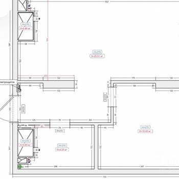 Продается 1-комнатная квартира, 39,87 м²