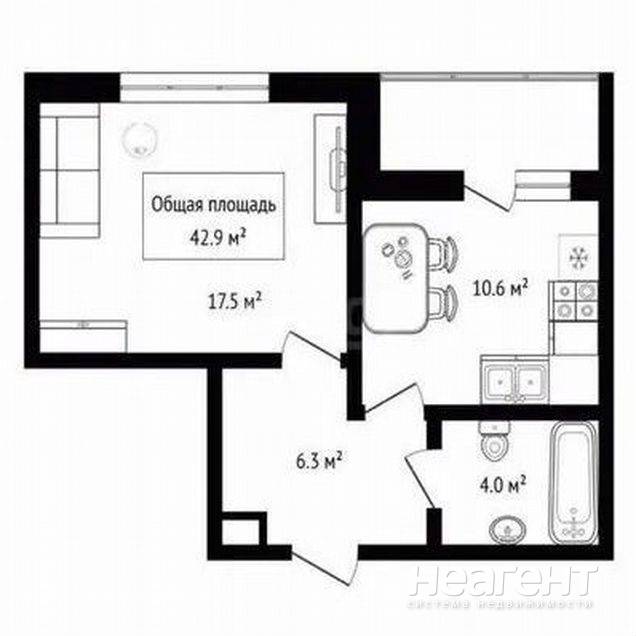 Продажа 2-х к квартиры, Октябрьский, ул. Большевистская