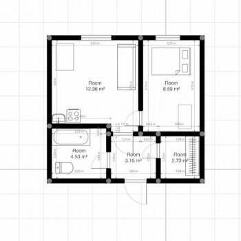 Сдается 1-комнатная квартира, 28,5 м²