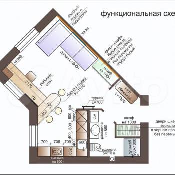 Сдается 1-комнатная квартира, 36,1 м²