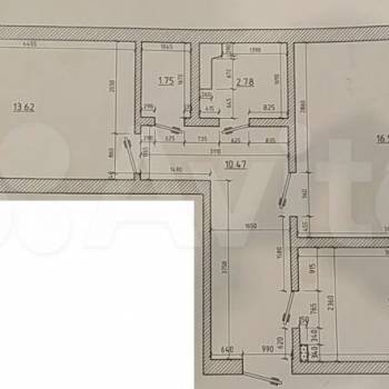 Сдается 2-х комнатная квартира, 60 м²