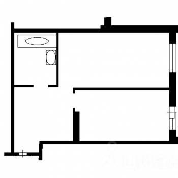 Сдается 1-комнатная квартира, 50 м²