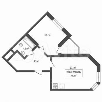 Сдается 2-х комнатная квартира, 45 м²