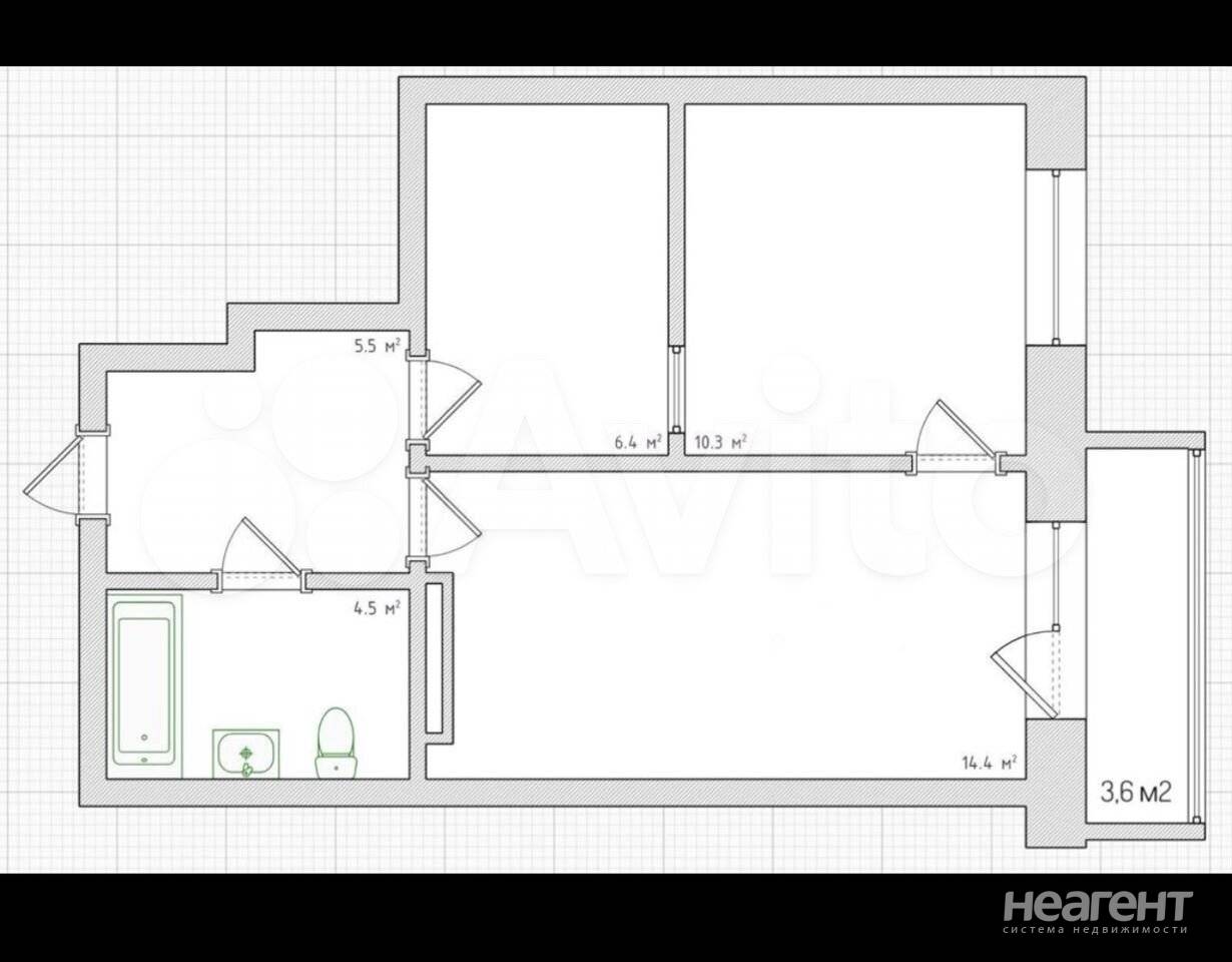 Сдается 2-х к квартира, Кировский, ул. Зорге