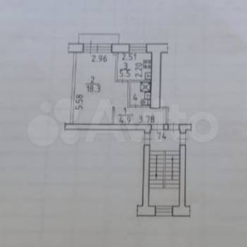 Сдается 1-комнатная квартира, 33 м²