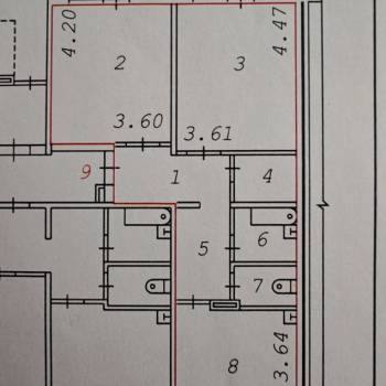 Продается 2-х комнатная квартира, 61,9 м²