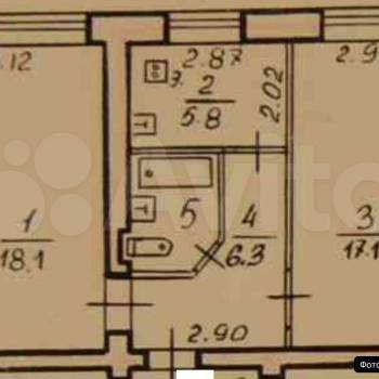 Продается 2-х комнатная квартира, 51 м²