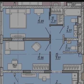 Сдается Многокомнатная квартира, 72 м²