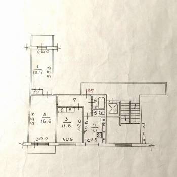 Сдается Многокомнатная квартира, 61 м²