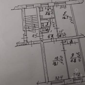 Сдается Многокомнатная квартира, 61,9 м²