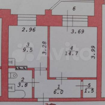 Продается 1-комнатная квартира, 36 м²