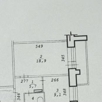 Сдается 1-комнатная квартира, 39,5 м²