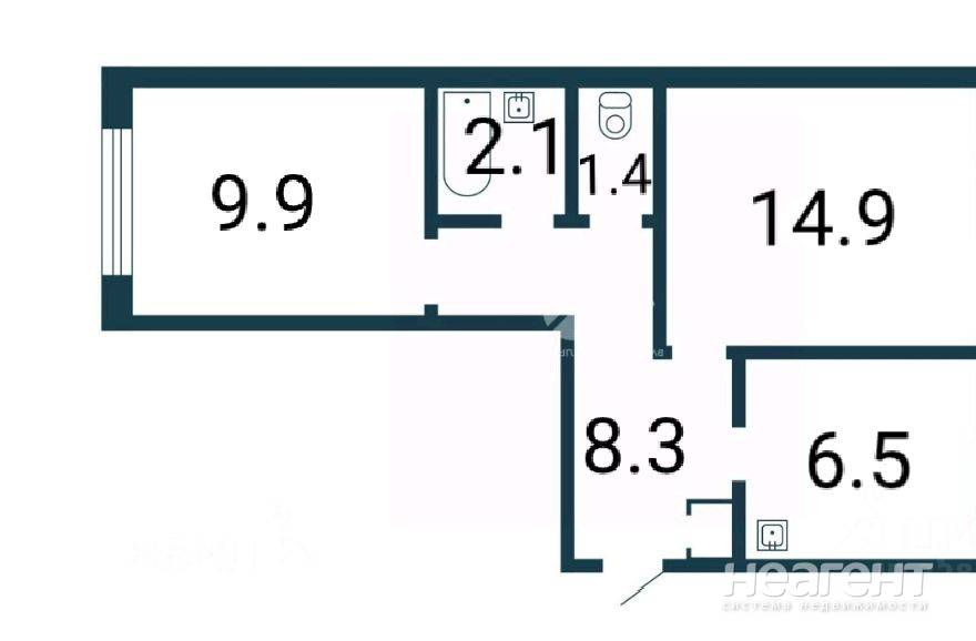 Продаю 2-х комн. квартиру, Кировский, ул. Чемская, без посредников