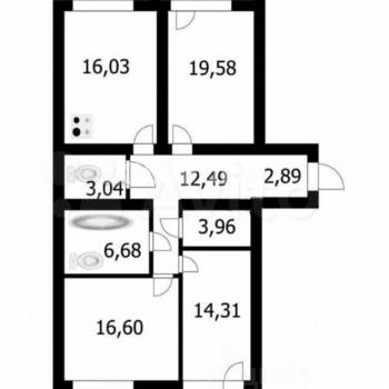 Продается 3-х комнатная квартира, 100 м²