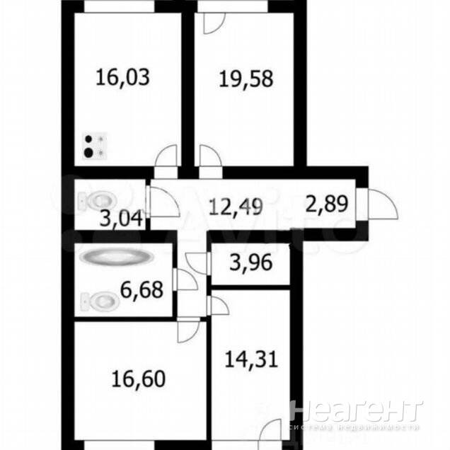 Продажа 3-х к квартиры, Октябрьский, ул. Сакко и Ванцетти