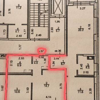 Продается 1-комнатная квартира, 35,2 м²