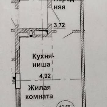 Продается 1-комнатная квартира, 31,4 м²