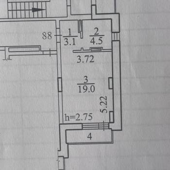Продается 1-комнатная квартира, 26,6 м²