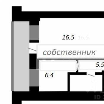Продается 1-комнатная квартира, 37 м²