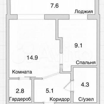 Сдается 2-х комнатная квартира, 40 м²