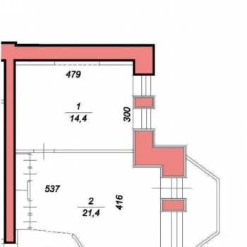 Продается 2-х комнатная квартира, 53 м²