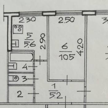 Продается 2-х комнатная квартира, 43,5 м²