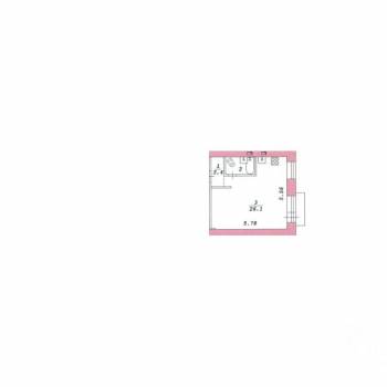 Сдается 1-комнатная квартира, 31,5 м²