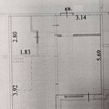Продается 1-комнатная квартира, 42,1 м²