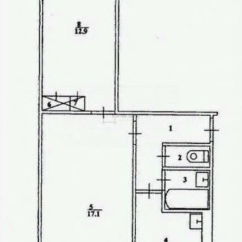 Сдается 2-х комнатная квартира, 45 м²